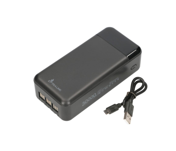 ExtraLink EPB-124 30000MAH FAST CHARGING POWER BANK (Czarny) - 1094200 - zdjęcie 3